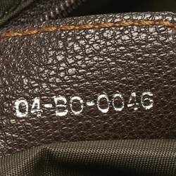 Pre Owned Dior Brown/Beige Oblique Canvas and Leather East/West Boston Bag