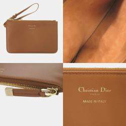 Christian Dior Toujours Macrocannage Mouton/Leather Brown Handbag