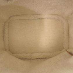 Christian Dior Toujours Macrocannage Mouton/Leather Brown Handbag