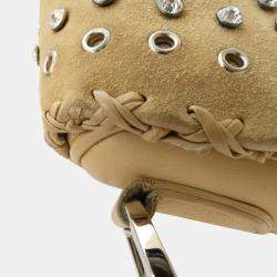 Dior Saddle Beige Suede Shoulder Bag