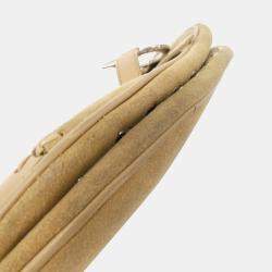 Dior Saddle Beige Suede Shoulder Bag