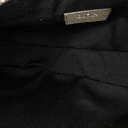 Dior Grey Grained Calfskin Saddle Bag
