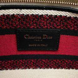 Dior Red/White Medium Canvas DiorAmour Graffiti Lady D Lite