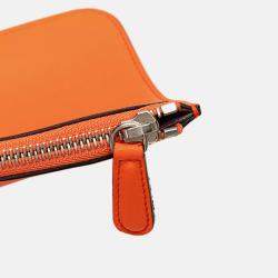 Dior Orange Medium Smooth Calfskin Diorissimo Satchel