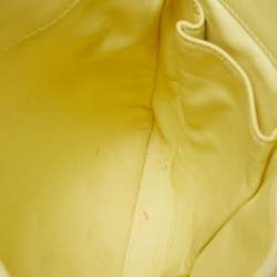 Pre Owned Dior Yellow Leather Large Diorling Shoulder Bag