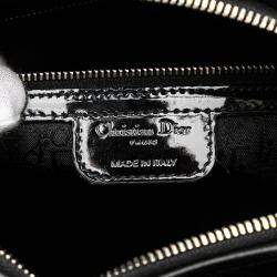 Dior Black Large Patent Cannage Lady Dior