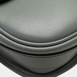 Dior Grey Small Leather Bobby Crossbody
