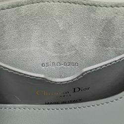 Dior Grey Small Leather Bobby Crossbody