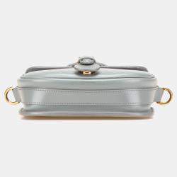 Dior Grey Small Leather Bobby Crossbody