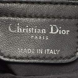 مملوكة مسبقًا حقيبة كتف ديور رينديفو جلد كاناج أسود