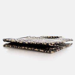 Dior Medium Canvas Leopard Mizza Book Tote