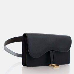 Dior Calfskin Saddle Belt Bag