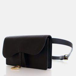 Dior Calfskin Saddle Belt Bag
