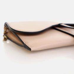 Dior Goatskin Saddle Pouch With Chain