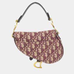 Pre Owned Christian Dior Saddle Dior Oblique Handbag