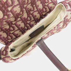 Pre Owned Christian Dior Saddle Dior Oblique Handbag