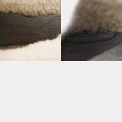 Christian Dior Bobby Small Flap Beige Suede Shearling Bag