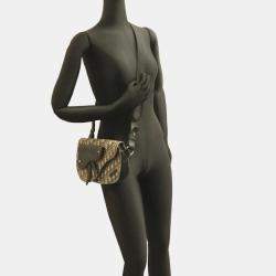 Christian Dior Saddle Navy/Black Canvas Trotter Body Bag 