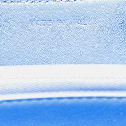 Dior Blue Oblique Velvet Diorama Satchel