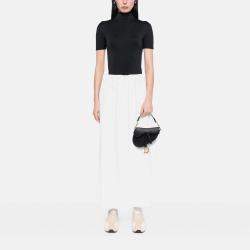 Dior Black Mini Grained Calfskin Saddle
