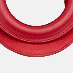 Pre Owned Dior Red Small Lambskin Cannage My ABCDior Lady Dior