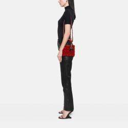 Dior Red Small Lambskin Cannage My ABCDior Lady Dior