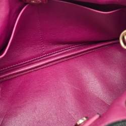 Pre Owned Dior Black Leather Mini Diorissimo Tote