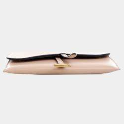 Dior Pink Goatskin Saddle Wallet on Chain
