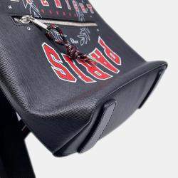 Pre Owned Dior Logo Black Leather Backpack