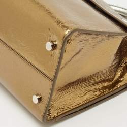 Pre Owned Dior Tricolor Crinkled Leather Medium Diorever Top Handle Bag