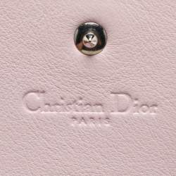Pre Owned Dior Black/Pink Leather Addict Rendez-Vous Clutch Bag