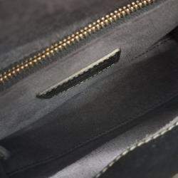 Pre Owned Dior Metallic Leather Lady Mini Bag 