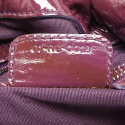 مملوكة مسبقًا Dior Purple Cannage Patent Leather Le Trente Hobo