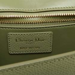 Pre Owned Dior Light Green Leather Montaigne 30 Chain Shoulder Bag