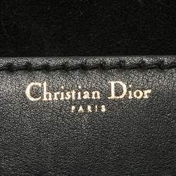 Pre Owned Dior Black Leather Mini J'Adior Chain Flap Bag