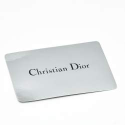 Pre Owned Dior Black Leather Diorissimo Voyageur Zip Around Wallet
