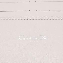 Pre Owned Dior Black Leather Diorissimo Voyageur Zip Around Wallet