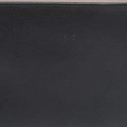 Pre Owned Dior Black Leather Diorissimo Voyageur Zip Around Wallet