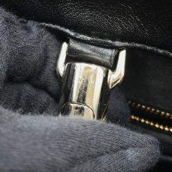 Pre Owned حقيبة يد ديور أركيكاناج أساسية جلد أسود صغيرة