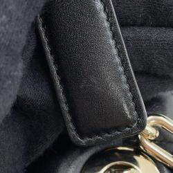 Pre Owned حقيبة يد ديور أركيكاناج أساسية جلد أسود صغيرة