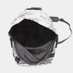 Pre Owned Dior Dior Travel Small White/Navy Nylon Backpack