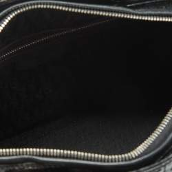 Pre Owned Dior Black Cannage Patent Leather Large Lady Dior Tote