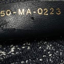 Pre Owned Dior Blue/Beige Embroidered Toile de Jouy Canvas Medium Book Tote 