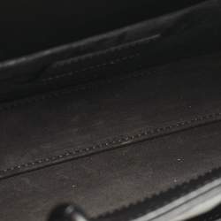 Pre Owned Dior Black Diamond Cannage Leather Medium Lady D-Joy Tote