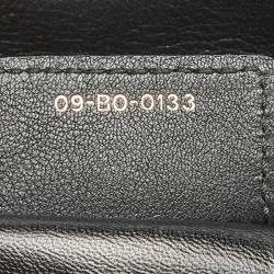 Pre Owned Dior Black Leather Small Diorling Chain Shoulder Bag