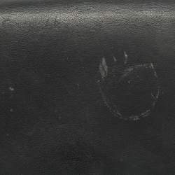 Pre Owned Dior Black Leather Diorissimo Long Wallet