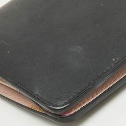 Pre Owned Dior Black Leather Diorissimo Long Wallet