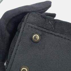 Pre Owned Dior Lady Dior Mini Black Velour Handbag