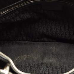Pre Owned Dior Black Cannage Patent Leather XL Soft Lady Dior Tote