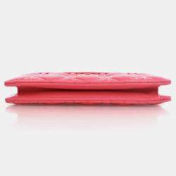 Pre Owned Dior Every Dior Caro Pink Calfskin Pouch Bag